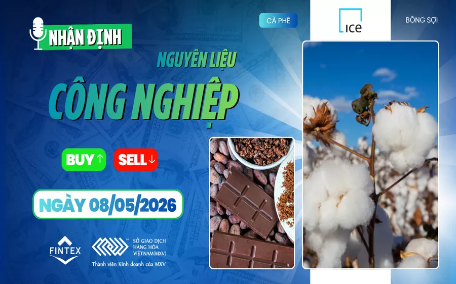 NHẬN ĐỊNH NGUYÊN LIỆU - CÔNG NGHIỆP NGÀY 08/05/2026